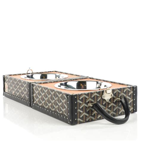 goyard dog bowl|maison goyard pet bowls.